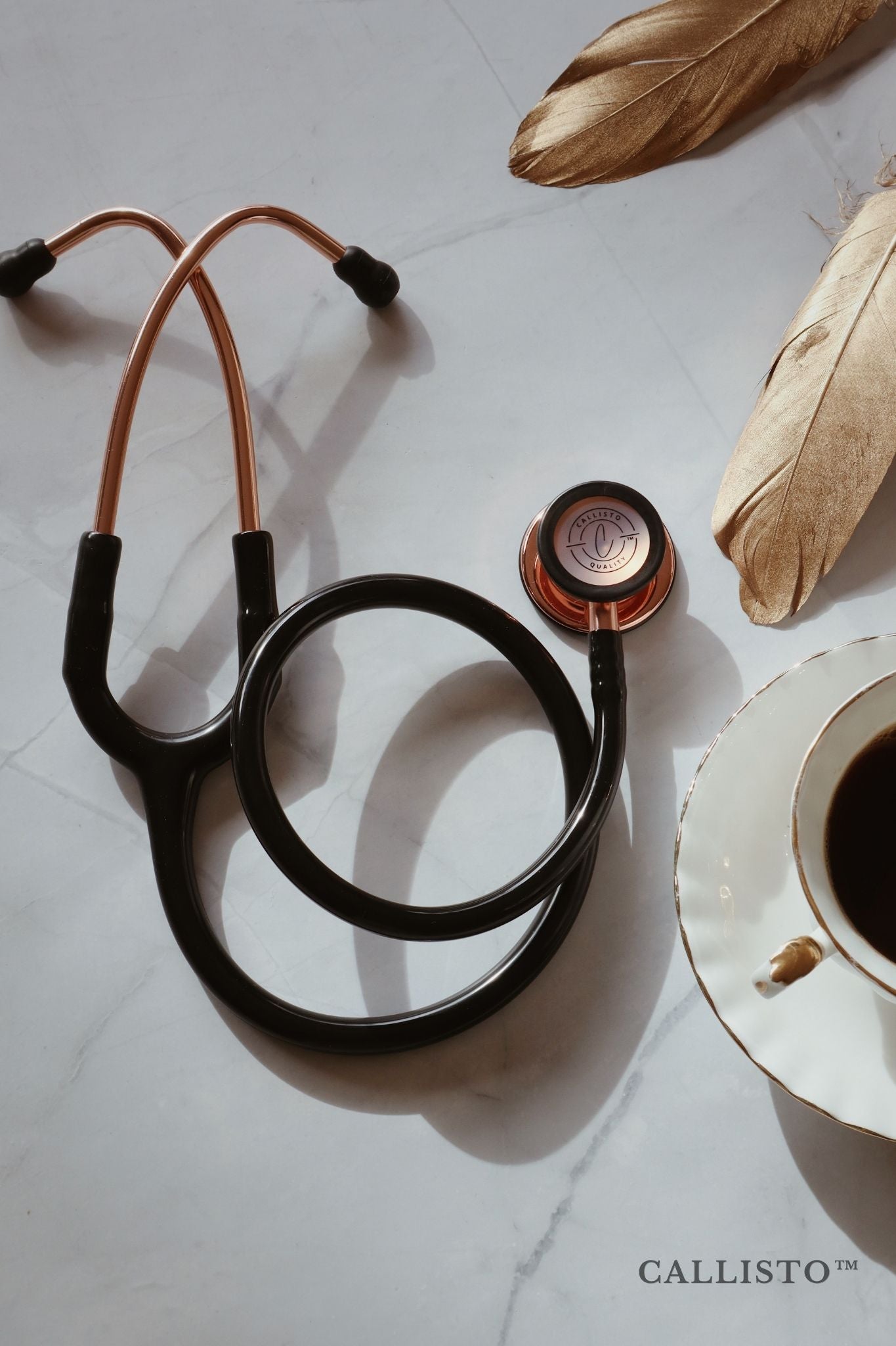 Callisto™ Classic Black Rose Gold